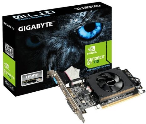 Відеокарта GF GT 710 2GB GDDR3 Gigabyte (GV-N710D3-2GL)