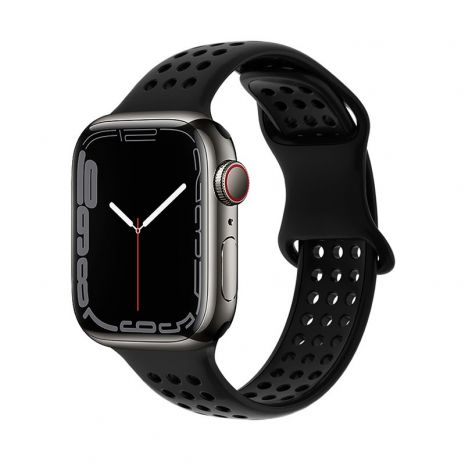 Ремінець силіконовий Hoco iWatch WA08 honeycomb 38/40/41mm black