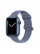 Ремінець силіконовий Hoco iWatch WA08 honeycomb 38/40/41mm lavender grey