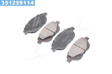 Тормозные колодки CERAMIC CITROEN C3, C4, PEUGEOT 207, 307 передн. (RIDER)