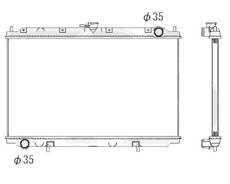 Радіатор NISSAN PRIMERA P11/W11 (1996 -2002)