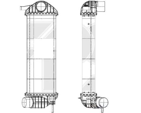 Радиатор охлаждения AVA FP 56 T10