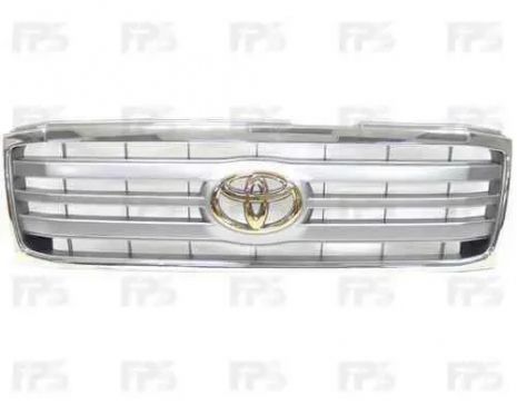 Решетка радиатора Toyota Land Cruiser 100 05-07 хром/серая (FPS) Решетка FP 8136 993