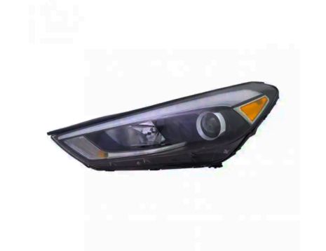 Фара левая Hyundai Tucson 15-18 . желтая вставка галоген (+LED) TL (FPS) - FP 3251 R3-E , DEPO