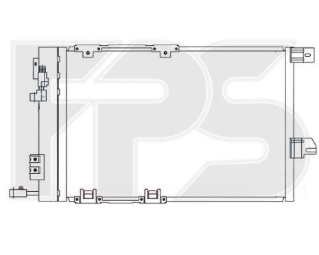 Радиатор кондиционера Opel Astra G 1.2-1.8 Nissens 94384