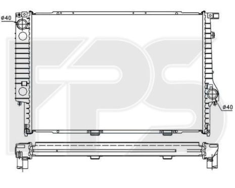 Радіатор охолодження BMW 8 Series [E31] (89-)