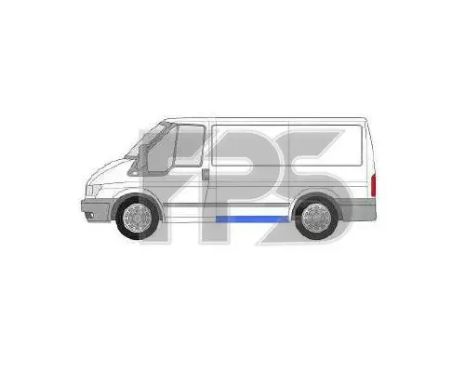 Ремчасть боковая Ford Transit (00 -06) нижняя левая , длинная база Ford FP 2509 567