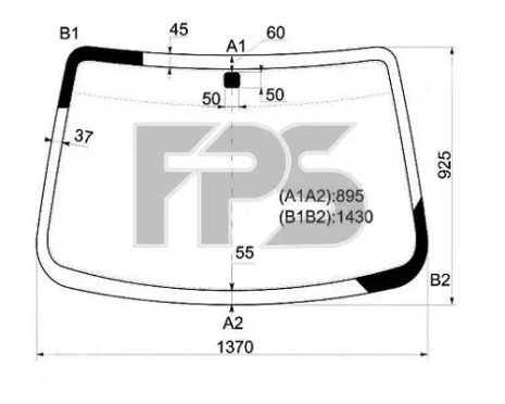 Лобове скло Chevrolet AVEO 2002 -2008 SDN/HB T200