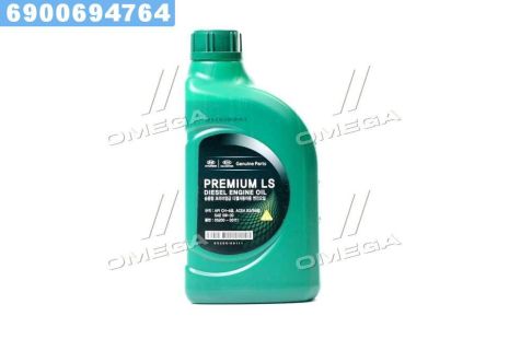 Олія моторна. Mobis Premium LS Diesel 5W-30 API CH-4, ACEA A3/B4, 05200-00111 (Каністра 1л)