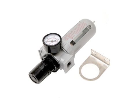 Фільтр вологовідділювач з індикатором тиску для пневмосистеми 1/2"(10bar температура повітря 5-60С.10Мк) FORSAGE F-AFR804