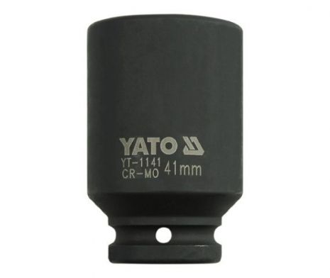 Головка торцевая ударная шестигранная удлиненная 3/4" 41 мм Yato YT-1141