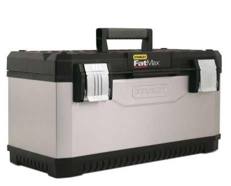 Ящик для инструмента профессиональный "FatMax" металлопластмассовый серый , 616, 617 STANLEY 1-95-615