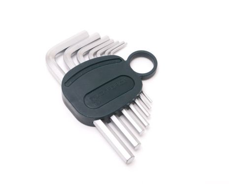 Набор ключей 6-гранных Г-образных 7 предметов(1.5, 2, 2.5, 3, 4, 5, 6мм)в пластиковом держателе ROCKFORCE RF-5076