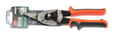 Ножиці по металу "правий різ" 10"-250мм, на пластиковому утримувачі ROCKFORCE RF-698AL250