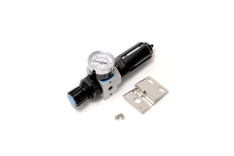 Фільтр-регулятор з індикатором тиску для пневмосистем 1/4" (максимальний тиск 10bar пропускна здатність 200 л/хв температура повітря 5-60С.5 ROCKFORCE RF-EW2000-02