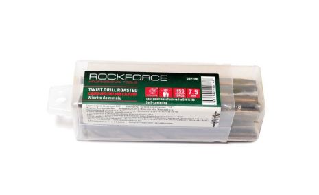 Свердло по металу 3.6мм HSS+Co(10шт), у пластиковому футлярі ROCKFORCE RF-DSP964