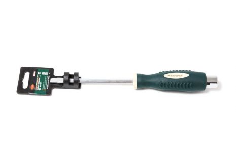 Отвертка шлицевая силовая магнитная под ключ "Profi" S2 SL6,5х125мм,на пластиковом держателе ROCKFORCE RF-70265125