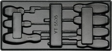 Вклад в інструментальні шафи порожній, для викруток Yato YT-55351