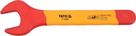Ключ ріжковий діелектричний VDE 1000В 21 мм Yato YT-20964