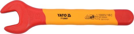 Ключ ріжковий діелектричний VDE 1000В 13 мм Yato YT-20957
