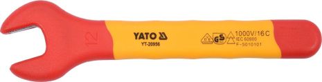 Ключ ріжковий діелектричний VDE 1000В 12 мм Yato YT-20956