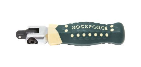 Вороток шарнирный с резиновой ручкой 100 мм, 1/4" ROCKFORCE RF-8012100