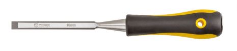 Стамеска по дереву 12 мм, лезо зі сталі CrV, двокомпонентна рукоятка, посилена для підбиття Topex 09A412