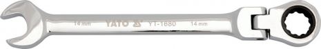 Ключ комбінований з тріскачкою та шарніром 12 мм Yato YT-1678