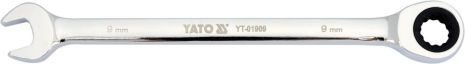 Ключ комбинированный с трещоткой 9мм Yato YT-01909