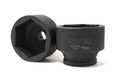 Головка ударная глубокая 1", 34мм (6гр.) ROCKFORCE RF-48510034