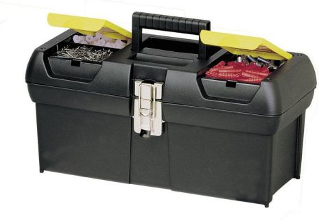 Ящик для інструменту серії 2000 з 2-ма вбудованими органайзерами, лотком та металевими замками STANLEY 1-92-067