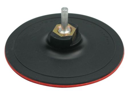 Шлифовальный диск 125 мм липучка гайка М14, винт Vorel 08316