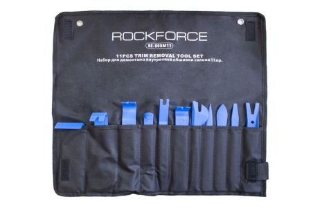 Набір інструментів демонтажу внутрішньої обшивки салону 11ін., на полотні ROCKFORCE RF-905M11