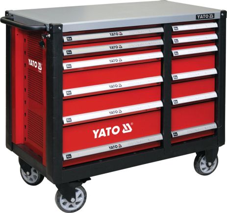 Шкаф-тележка для инструментов с 12 шуфлядами, 1000 x 1130 x 570 мм Yato YT-09003