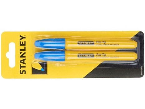 Маркеры "Fine Tip" : синие, 2 шт. Stanley STHT81390-0