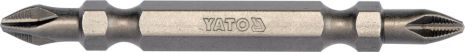 Набо отверточных насадок двухсторонних 1/4" PH2/PH2 65 мм 10 шт Yato YT-04812