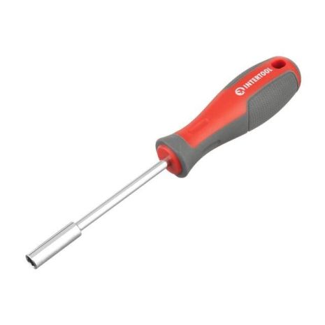 Викрутка з магнітним утримувачем для насадок 1/4", 100 мм, Cr-V INTERTOOL VT-3300