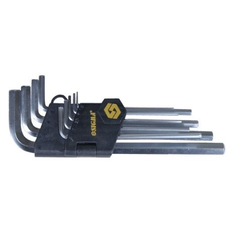 Ключи шестигранные 9 шт 1,5-10 мм CrV (средние) Sigma 4022021