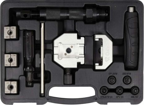 Пресс с оборудованием для вальцовки тормозных и кондиционерных трубок, коп. 14 элем. Yato YT-06088