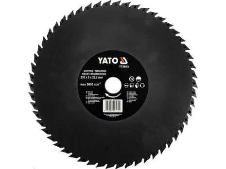 Пильный диск по дереву 230 мм на большую болгарку Yato YT-59163
