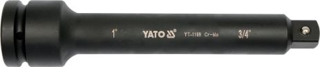 Удлинитель ударный с переходником 1" х 3/4" 250 мм Yato YT-1169