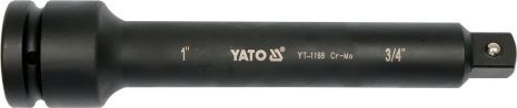 Удлинитель ударный с переходником 1" х 3/4" 250 мм Yato YT-1169