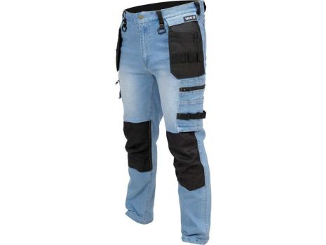 Штани робочі джинс стрейч розмір S Yato YT-79070
