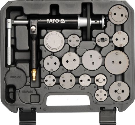 Пневматический набор к тормозным зажимам 16 шт. Yato YT-0671