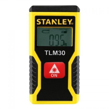 Дальномер лазерный TLM30-Black, діапаз. 0,5-9 м, 62х 32х 18 мм, с Lit батар. и USB-кабелем Stanley STHT9-77425