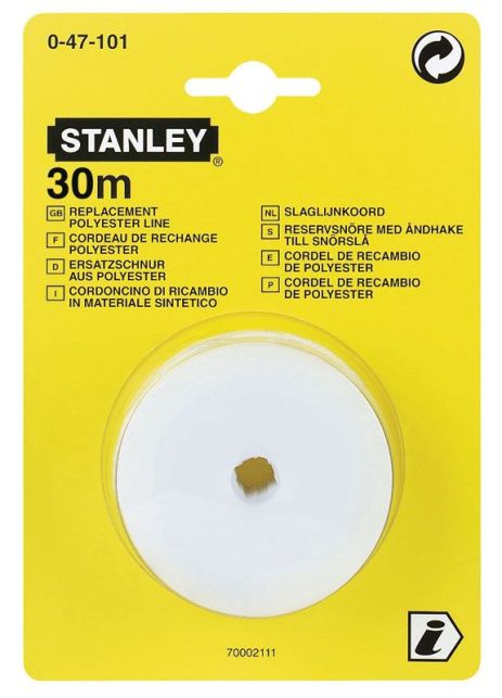 Шнур розмічальний 30 м запасний STANLEY 0-47-101