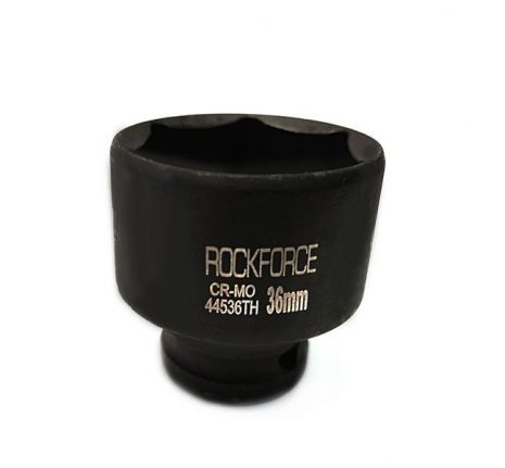 Головка ударна тонкостінна 36мм 1/2" 6гр. ROCKFORCE RF-44536TH