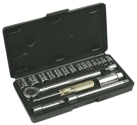 Набір змінних головок 1/4", 3/8", набір 20 шт. Top Tools 38D257