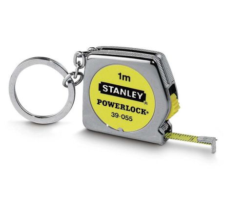 Рулетка "Powerlock" 1 м с кольцом для ключей STANLEY 0-39-055