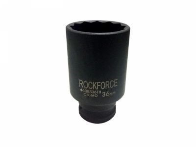 Головка глибока тонкостінна 1/2", 36 мм (12-гр.) Rock FORCE RF-4488536TH